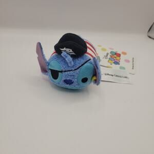 Disney Pirate Stitch Cruise Line DCL Tsum Tsum Mini Plush Retired New